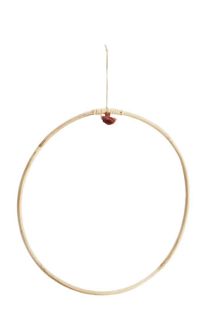 Bamboo wreath hoop