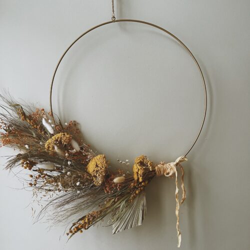 The Spring Pastel Dried Flower Wreath