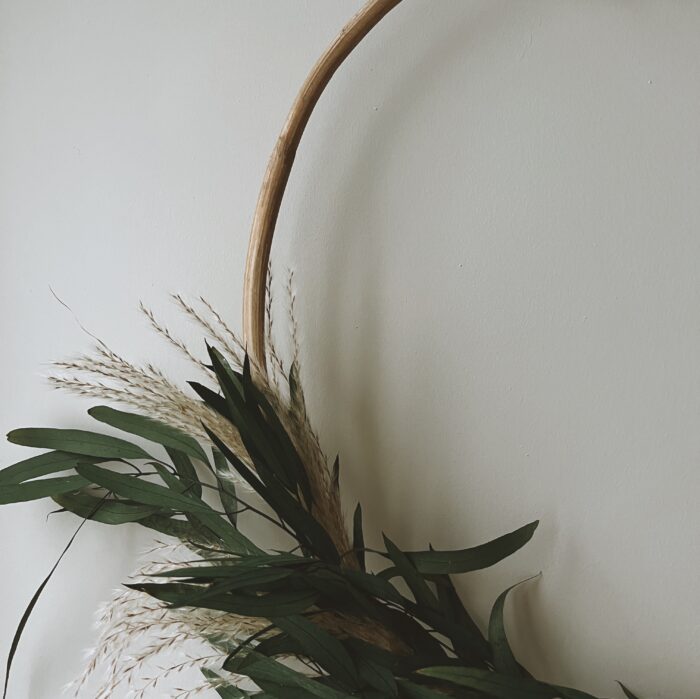 bamboo eucalyptus wreath