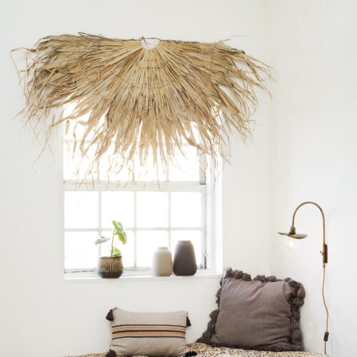 Half sun palm wall hanging